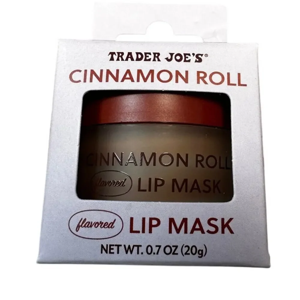 Trader Joe’s Cinnamon Roll Flavored Lip Mask 0.7 oz 20g New Unopened
